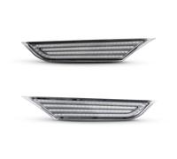 Coche Intermitentes Secuenciales 2 Luces LED Laterales Intermitentes para Nissan para GTR R35 Coupé 2007, 2008, 2009, 2010-2022 GT-R Nismo.(Clear Lens)