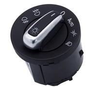 Coche Interruptores Compatible Con VW Para Jetta Para MK5 Para MK6 2006 2007 2008 2009 2010 2011 Para GTI Para MK5 2007-2011 Perilla Del Interruptor De Los Faros Delanteros