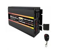 Coche Inversor 10000W/12000W Onda Sinusoidal Pura Inversor De Potencia Transformador De Voltaje Automóvil Hogar Exterior Convertidor DC12V 220V Con Controlador Convertidor(12000Wcontroll,12V_220V60HZ)