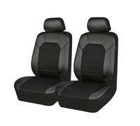 Coche Juegos Cubreasientos para FIAT 500E 2007-2017 2018 2019 2020 2021 2022 2023 2024 2025 2026, Impermeable Cómodo Respirable 2-Plazas Protector Interior Accesorios,A/Black