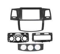 Coche Kit Fascia Radio Automóvil 9 "Instalar Moldura Tablero Panel Para Toyota Para Fortuner Para Hilux SW4 2008 2009 2010 2011-2015 Facia Bisel Faceplate Accesorios