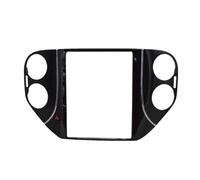 Coche Kit Panel Radio para Salpicadero con Marco DVD 9.7 Pulgadas para VW para Tiguan 2013 2014 2015 2016 Panel Estéreo(Only Frame)