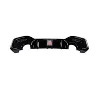 Coche Labio Difusor Parachoques Trasero Luz para Serie 1 LCI Sport F20 F21 M135i M140i 15-19 Kit Placa Divisora reacondicionamiento Difusor Labio Parachoques Trasero(Dual Side withO L)