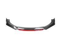 Coche Labio Hoja Parachoques Delantero Coche para A4 S4 A6 S6 Wagon B6 B7 B8 Difusor Divisor Kit Carrocería Alerón Inferior Accesorios(Rojo carbón)