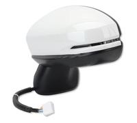 Coche Lado Espejo Retrovisor Conjunto Espejo Retrovisor Lateral Plegable Manual Para Puerta De Coche, Compatible Con JAZZ 2015, 2016, 2017, 2018 Y 2019.(5pins white L)