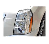 Coche Lámpara Cubierta Cubierta De Lente Faro Para Cadillac Para Escalade 2006-2013 Pantalla Lámpara Transparente Máscara Luces Delanteras(Izquierda)