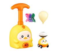 Coche Lanzador de Globos, Lindo Animal impulsado por Aire, Juego de Juguetes Manual con Bomba aerodinámica, Kit de Aprendizaje de física, Corredor inercial Educativo, para de cumpleaños de niñ