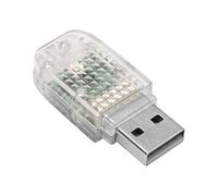 Coche LED Luces Interior USB - Luces ambientales dentro de su coche | Conversión automática de luces USB, sensor de voz y luces de colores para agregar romance Función
