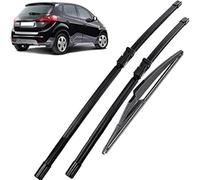 Coche Limpiaparabrisas para Kia Venga 2009-2019 26in+14in+12in, Delantera Trasera Escobilla y Brazo del Limpiaparabrisas Juego De Escobillas Accesorios,L-A/Lhd