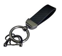 Coche Llavero para Kia Rio, Anillo Anti-Pérdida,Black