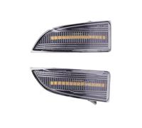 coche Luces de giro Compatible Con Grand Para Scenic III 2009-2015 Para Latitude 2010-2015 Luz De Señal De Giro De Espejo Luces De Esquina Piezas De Automóvil(Crystal style)