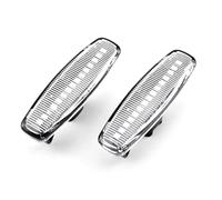 coche Luces de giro Compatible Con Nissan Para Murano PNZ51 TNZ51 Z51 Z51R Z51Z Para Fuga GY50 PNY50 PY50 Luz De Señal De Giro Lámpara Lateral Flecha Luz De Espejo(Crystal white)