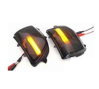 coche Luces de giro Compatible Con Volvo Para XC70 2008 2009 2010 2011 2012 Lámpara Indicadora De Marcador Lateral Luz De Señal De Giro Luces De Esquina 31111813(For Dynamic Smoked Black)