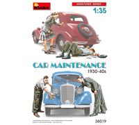 Coche Maintenance 1930-40s 1 :3 5 Figura Plástico Modelo Kit Miniart