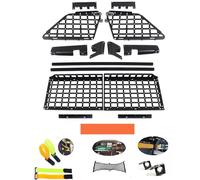 Coche Maletero Cubierta Carga Panel Almacenamiento Modular para Jeep para Grand para Cherokee WK2 2011-2020 2021 Panel Almacenamiento Modificado Portaescombros para Maletero Trasero(Whole Kits)