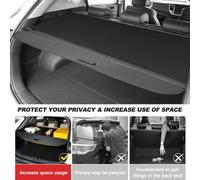 Coche Maletero Cubierta de Carga Retráctil para Ford Focus Hatchback 2005-2010, Fundas para Maletero Trunk Estante Privacidad Cargo Protectora