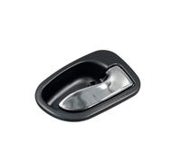 Coche Maneta Puerta Manija Puerta Interior 82610-22001 82620-22001 Manija Interior De Puerta Cromada con Borde Negro para Hyundai para Atos 1997-2002 para Accent 1995-1999(Derecha)