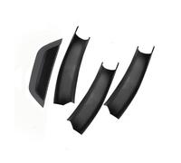 Coche manetas tirador interior Para BMW X3 X4 F25 F26 2010 2011 2012 2013 2014 2015 2016 2017 textura de carbono tirador de puerta Interior de coche Panel embellecedor cubierta ( Color : LHD Black )