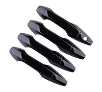 Coche Manija Puerta Exterior Para CRV 2007 2008 8 Unids/set Cubierta De Manija Puerta Exterior Coche Decoración Embellecedora ABS Ajuste Negro Brillante