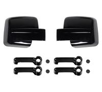 Coche Manija Puerta Exterior Para Dodge Para Nitro 2007-2012 Accesorios Exteriores Cubiertas De Espejo Retrovisor Pegatinas De Cubierta De Manija De Puerta De Coche(Black 10 Pcs)