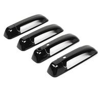 Coche Manija Puerta Exterior para Dodge para Ram 1500 2017 2016 2015 2014 2013 2012 2011 2010 Cubierta Manija Puerta Delantera Trasera Izquierda Derecha Conjunto Molduras