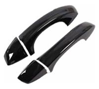 Coche Manija Puerta Exterior para VW para S&CIROCCO 3 MK3 2008-2017 Cubierta Manija Puerta Negra Brillante Pegatina Protectora Estilo Embellecedor Accesorios De Coche Piezas