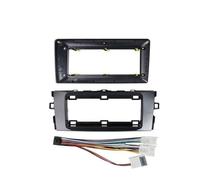 Coche Marco Fascia Radio Coche Para Toyota Para Auris E150 2006 2007 2008 2009 2010-2011 2Din Stereo Panel Dash Mount Instalación Trim Kit Frame Accesorios