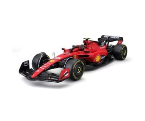 Coche Miniatura Bburago Ferrari SF23 Carlos Sainz 55 1/43 Réplica Colección Premium