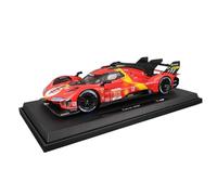 Coche Modelo a Escala 1:18 For Ferrari 499P 24th Le Mans Rally Champion Grupo 50# 51# Modelo Coche Aleación Modelo Vehículo En Miniatura Estático Decoración Vehículos Réplica(51#)