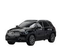 Coche Modelo a Escala 1/24 For Benz GLE350 City SUV Aleación Fundición A Presión Modelo Coche Simulación Modelo Vehículo En Miniatura Adornos Decorativos Vehículos Réplica(Black)