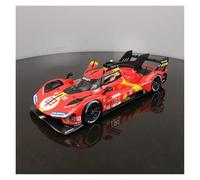 Coche Modelo a Escala 1:24 For Ferrari 499P 51# 24h Le Mans Rally Champion Vehículo Modelo Coche Aleación Adornos Modelo Vehículo En Miniatura Estático Vehículos Réplica