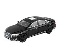 Coche Modelo a Escala 1:32 For Audi A8 - Modelo De Coche De Aleación Fundida A Presión, Miniatura De Simulación, Colección Decorativa, Adornos Vehículos Réplica(Black)