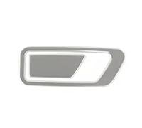 Coche Molduras Interio Para A3 2021 2022 LHD Embellecedor Adhesivo Decorativo Para Marco De Guantera De Consola Central De Acero Inoxidable(Silver)