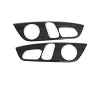 Coche Molduras Interio Para Q7 2008-2015 Panel Botones Ajuste Asiento Coche Decoración Moldura Cubierta Marco Pegatinas Interiores Acero Inoxidable(Black)