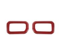 Coche Molduras Interiores Car Inner Door Handle Decoration Cover Stickers for Suzuki for Jimny JB74 2019 2020 2021 2022 2023 2024 Interior Accessories(Red Carbon Fiber look)