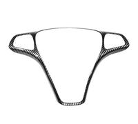 Coche Molduras Interiores For Mercedes For Benz W213 W205 C E 2014-17 Steering Wheel Panel Cover Trim Carbon Fiber Car Decoration Part