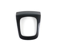 Coche Molduras Interiores Para Q3 2013-17 Consola Estilo Coche Marco Decoración Palanca Cambios Pegatinas Panel Color Fibra De Carbono Accesorios Para Automóviles(Negro carbón)