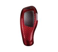 Coche Molduras Interiores Para Serie F Parche De Fibra Carbono Para Palanca Cambios Mano Derecha E Izquierda Para Accesorios Interiores Automóviles(Red Right)