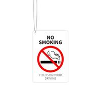 Coche No Tabágico DURANTE - Sin Calcomanías Para Vehículos | Tableta De Perfume De Desmontaje De Olor Automático | Señal De Advertencia Automotriz Interior | Señal De Advertencia Auto