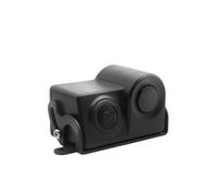 Coche Nocturna Asistente Estacionamiento Impermeable Detector Radar 170 ° Sensor 2 En 1 Alarma Sonido Cámara Visión Trasera Marcha Atrás, Nocturna Kit Cámara Visión Trasera