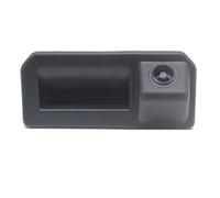 Coche Nocturna para Cayenne AHD 1080P Vista Trasera Coche Cámara para Asa Maletero Marcha Atrás Kit Cámara Visión Trasera(Fixed Ruler Line)