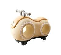 Coche oscilante con forma de maní con mango de luz musical y empuje | Coches for niños pequeños antivuelco bicicleta