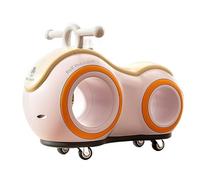Coche oscilante con forma de maní con mango de luz musical y empuje | Coches for niños pequeños antivuelco bicicleta