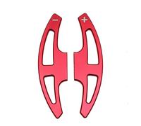 Coche Paddle Cambio Compatible Con BMW E71 Y X6M Piezas Interiores Extensiones Paletas Cambio Volante(Red)