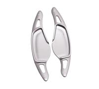 Coche Paddle Cambio Compatible Con BMW Para M5 2018 2019 Palanca Cambios Volante Con Levas Extendidas Interior Coche(Silver)