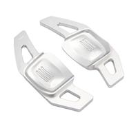 Coche Paddle Cambio Compatible Con Phaeton Palancas Cambio En El Volante Y Otros Accesorios Levas De Cambio De(Silver)