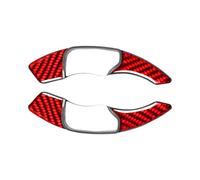 Coche Paleta Cambio Compatible Con Ford Para Lincoln Para Continental 2016 2017 2018 2019 Extensión De Palanca De Cambios Para Volante De Coche Accesorios Para Coche(Carbon Fiber Red)