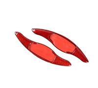 Coche Paleta Cambio Compatible Con Kia Para Stinger EX Para Hatchback 2018 2019 2020 2021 Fibra De Carbono Estilo De Coche Control De Volante Extensión De Palanca De Cambios(Red)