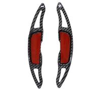 Coche Paleta Cambio Compatible Con Mazda Para CX-3 2016-2021 Para CX-4 2013-2019 Control Del Volante Extensión De La Palanca De Cambios Cubierta De Cambio Piezas Y Accesorios(Carbon Fiber Black)