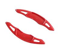 Coche Paletas de Cambio para Subaru Forester XV Outback BRZ WRX da Corsa,Extensión Paleta Cambio Accesorios para Cambio Marchas con Levas En El Volante,B-Carbon Red